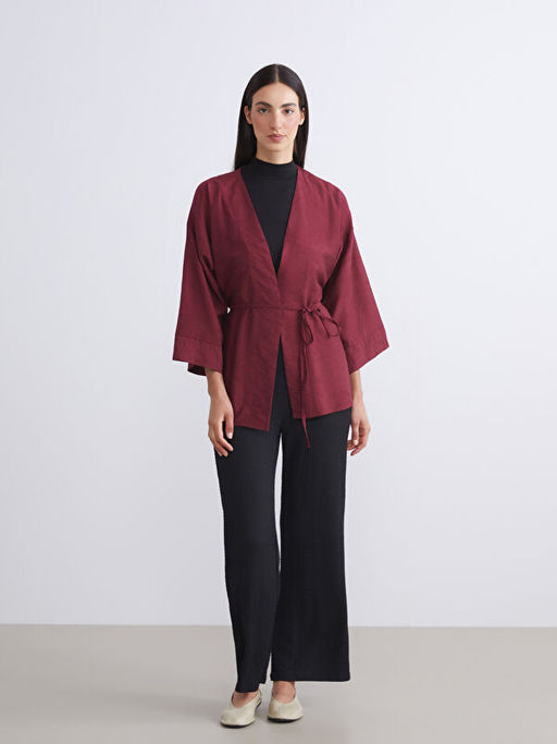 ?al Yaka Dokulu Kad?n Kimono