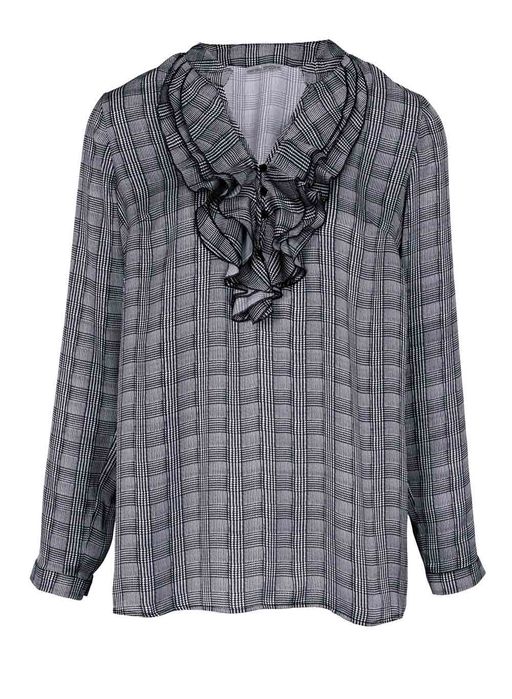 Блузка, черно-белая - Heine фото 2