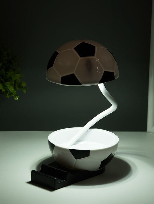 Ночник подставка под телефон "Футбольный мяч" 4хLED 3Вт 5V USB АКБ 2 режима 9,5х12,5х10 см   1091621