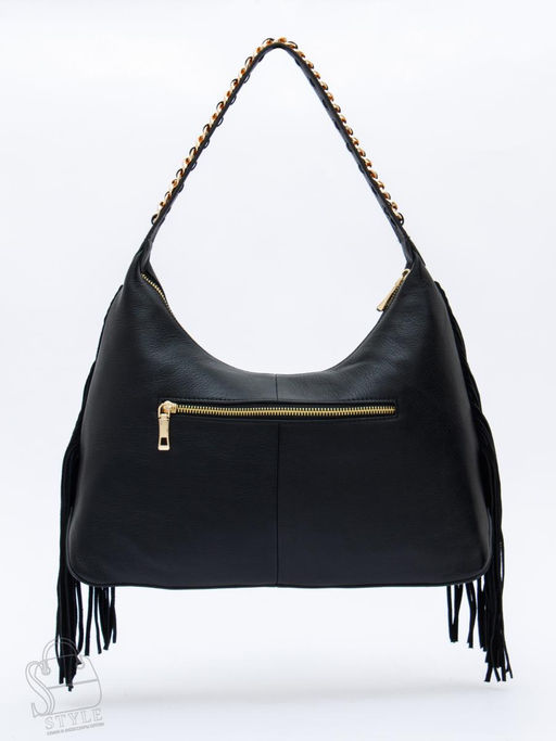 Сумка женская кожаная 1028L black Polina&Eiterou  в Новосибирске