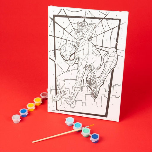 Картина по номерам для детей «Человек-паук», 20×30 см