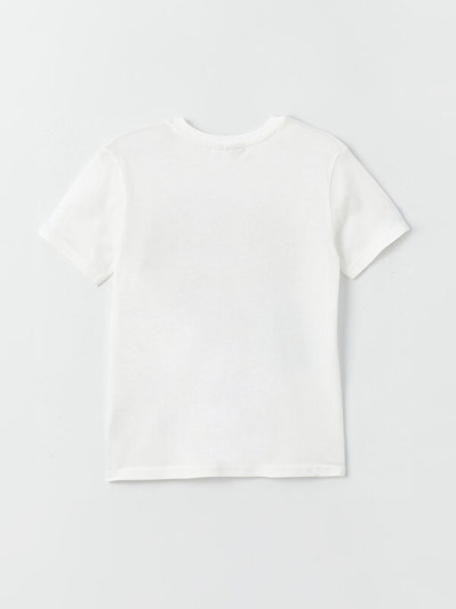 Bisiklet Yaka Batman Bask?l? K?sa Kollu Erkek ?ocuk Ti??rt - Waikiki фото 2