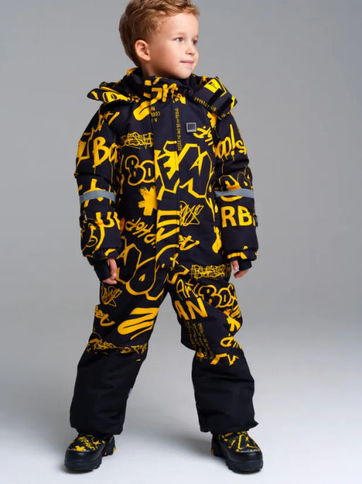 32312166 Комбинезон текстильный с полиуретановым покрытием для мальчиков