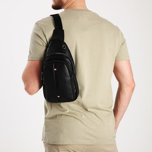 Сумка слинг, искусственная кожа, цвет чёрный - Simaland фото 4