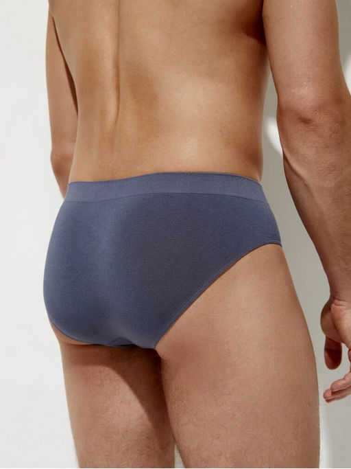 OmB 2225 Слипы бесшовные, VISCOSE - grafite - Omsa фото 2