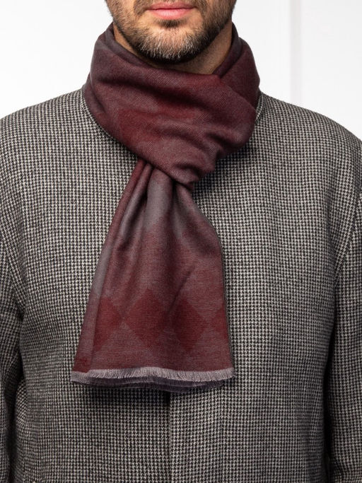 Шарф муж. шелк+виск 30х180 LJG34-593-16