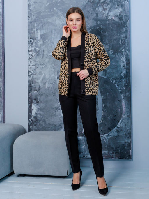 13-140 Кардиган - Вишня фото 2