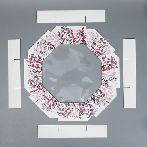 Цена за 5 шт. Коробка кондитерская, упаковка, For you, 27?27?5 см