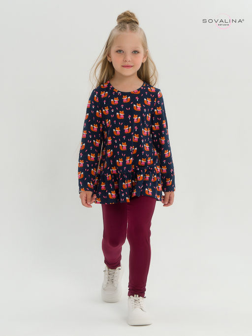 Костюм Алиса лисята на синем-марсала - Sovalina фото 10