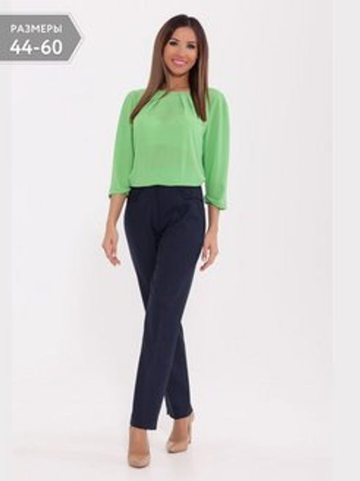 брюки прямого силуэта,ВИСКОЗА с ХЛОПКОМ - Трика фото 5