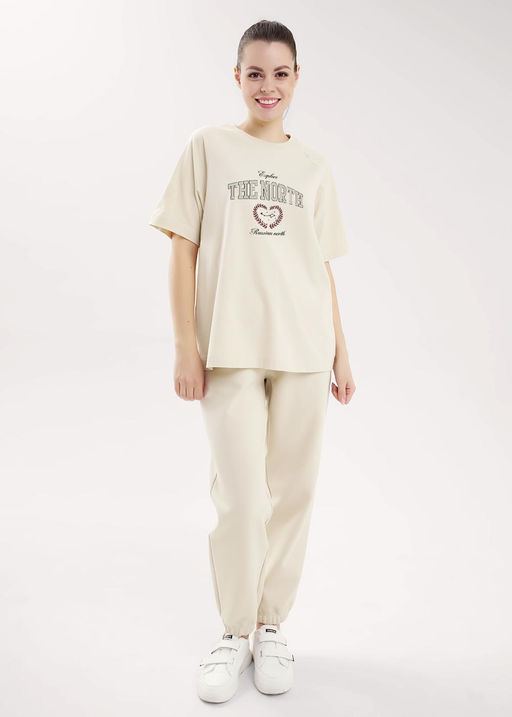 CLE LF15-100/1 Футболка жен. св.бежевый - Clever wear фото 4