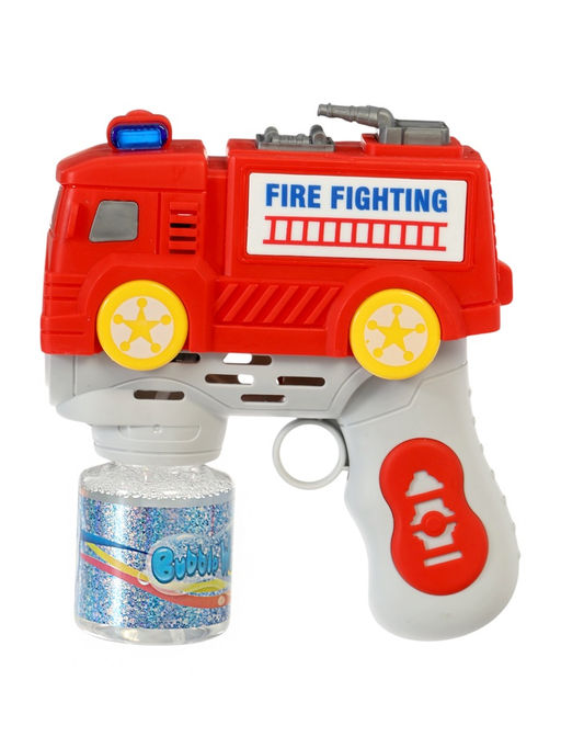 Генератор мыльных пузырей Пожарная машина, световые эффекты, работает от батареек - Simaland фото 2