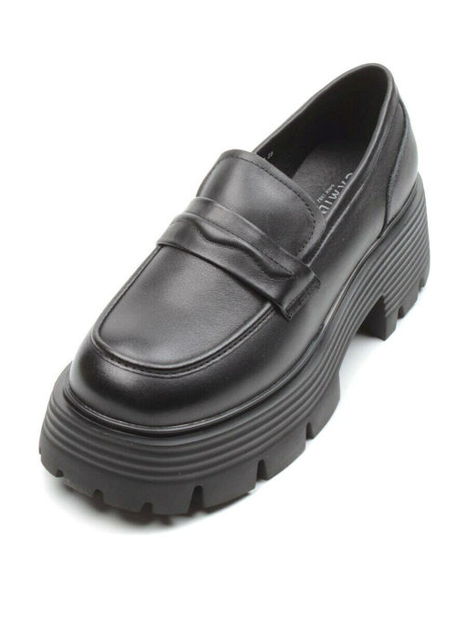 03-5930 BLACK Лоферы женские (натуральная кожа)