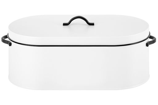 Хлебница 34,5*18*15 см Белая с крышкой, овальная - Elan gallery фото 8