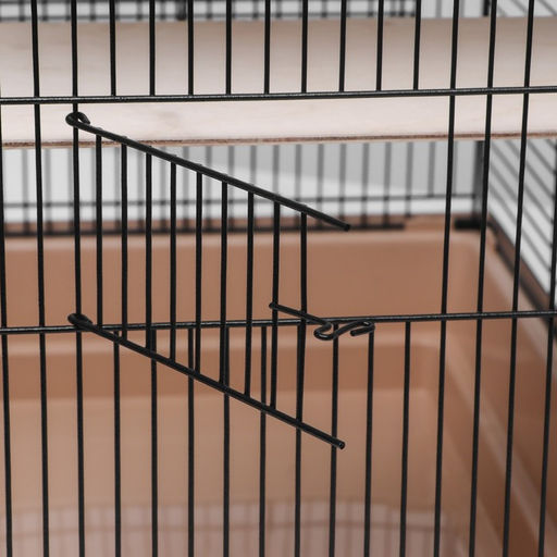 Клетка для шиншиллы Пижон №10, разборная, 58 х 40 х 88, бежевая  фото 4