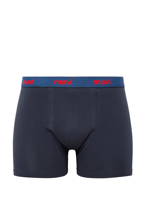 Lacivert Basic Boxer