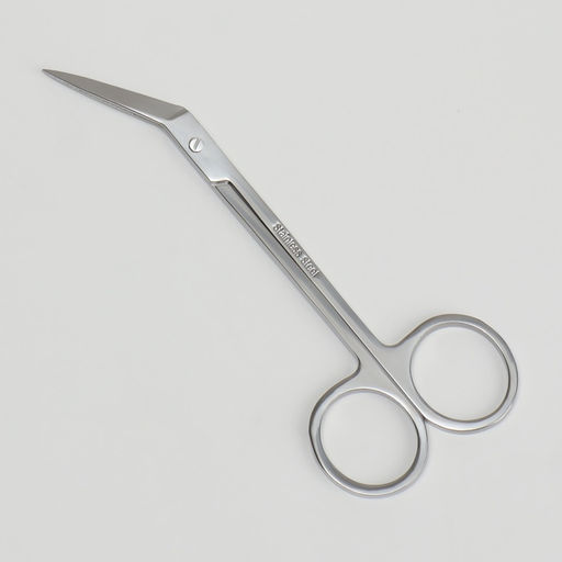 Ножницы педикюрные, загнутые, широкие, 12 см