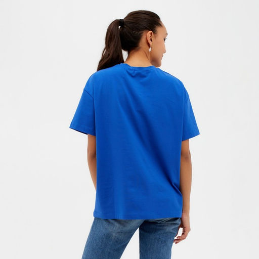Футболка женская MINAKU OVERSIZE FIT, цвет электрик, размер 42