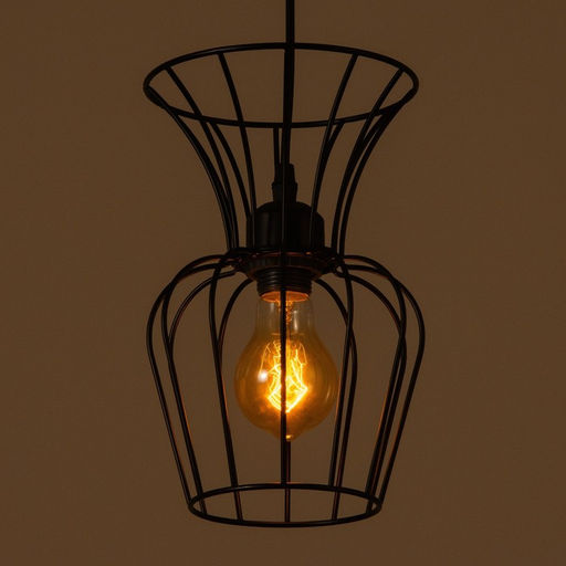 Светильник BayerLux «Фрейя» Е27 40 Вт черный 16×16×23-123 см