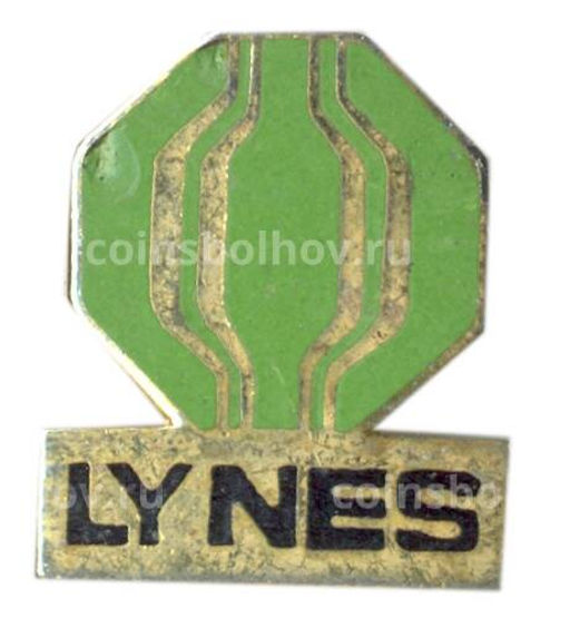 Значок рекламный LYNES
