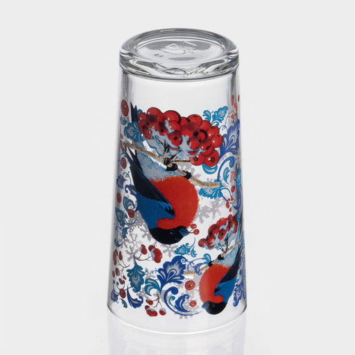 Набор стаканов новогодний «Снегири на рябине», 230 мл, 6 шт., стекло