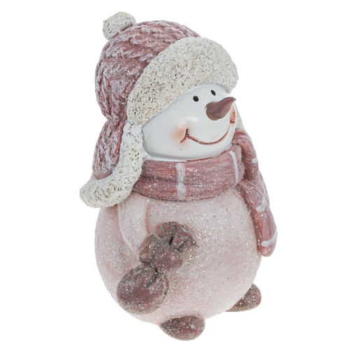 Фигурка декоративная "Снеговик", L7 W6 H11 см, 2в.