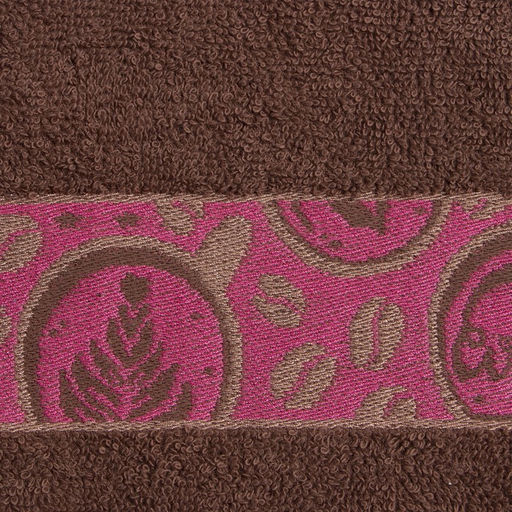 Полотенце 30х60 см, Кофе, коричневый МИКС, 340 гр/м, махра, хлопок - Текстиль центр фото 4