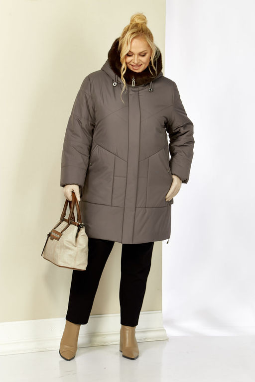 Куртка SHETTI 2208 серо-лиловый