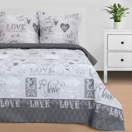 Постельное бельё Этель 2 сп Love 175*215 см, 200*220 см, 70*70 см -2 шт, 100% хлопок, бязь 125 г/м2  фото 21