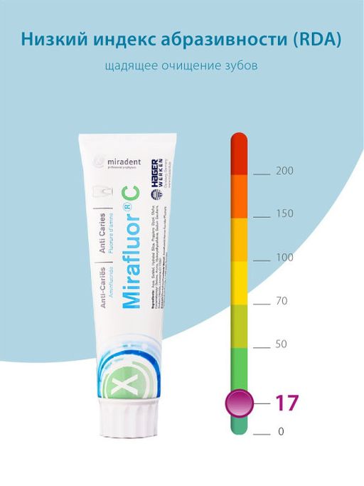 Зубная паста Miradent Mirafluor C