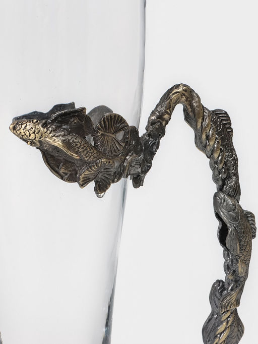 Пивной бокал 500 мл Рыбы, подарочный, стекло, металл - Simaland фото 2