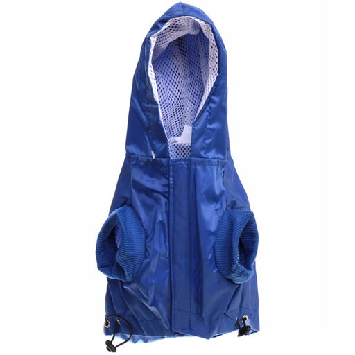 Дождевик-плащ для собаки "Молния" с капюшоном, размер L(34*50*31см)