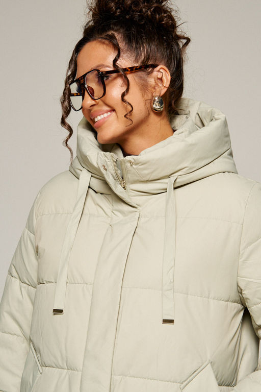 Пальто Beautiful Free 8022 фисташковый