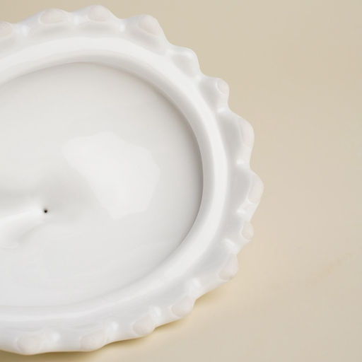 Конфетница SL Home «Пасхальные кролики», 470 мл, 15.5×12×16 см, доломит, белая