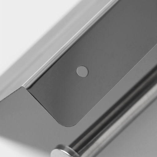 Держатель для туалетной бумаги с полочкой, 18×10×9 см, хромированный