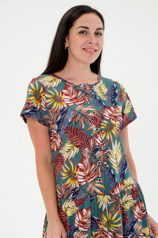 Платье женское из кулирки Кармелита осень - Амадэль фото 7