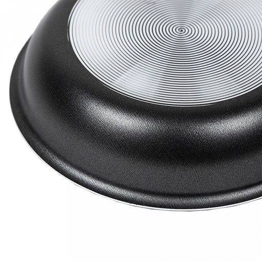 "Атлас" Сковорода с антипригарным покрытием д16см, h4,5см, s1,6мм, бакелитовая ручка (Россия)