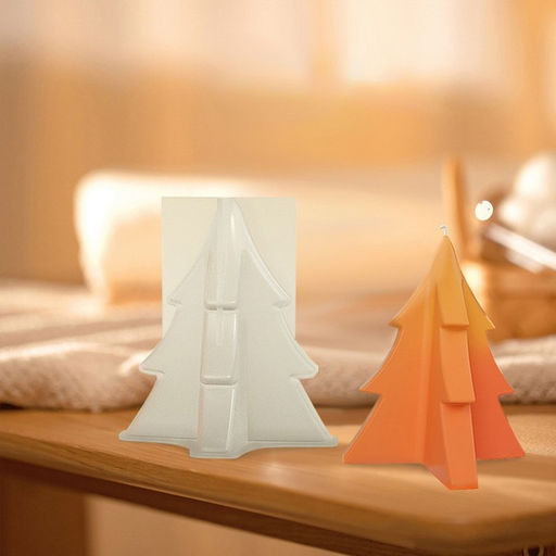 Молд силикон для свечей «Ёлочка» 10×11.8×11.8 см