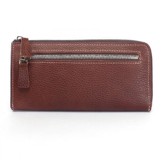 Портмоне мужское Croco-ПР-964 натуральная кожа 2 отд, 14 карм, рем-петля, коричневый флотер пулл-ап (208) 239824 фото 2