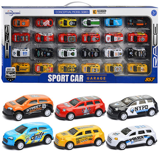 Набор машин "Скоростной заезд" в коробке