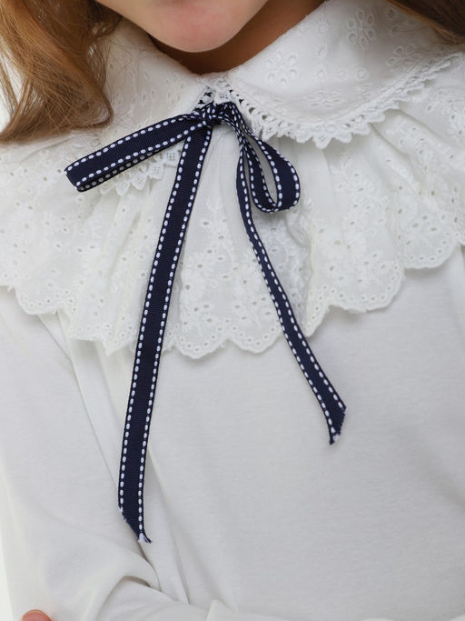 Блузка для девочек - Синий мир фото 4