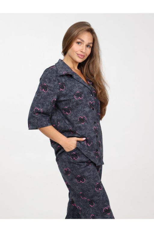 Пижама женская П-117.01 графит - Хороший трикотаж фото 7