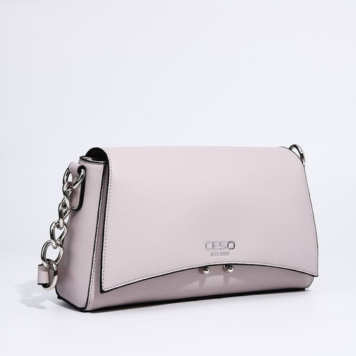 Сумка-мессенджер на магнитах, цвет серо-сиреневый - Simaland фото 3