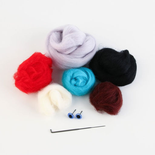 Валяние из шерсти. Игрушка «Енотик», набор для творчества