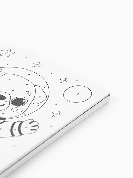 Картина по номерам «Мопс в скафандре», 21×15 см