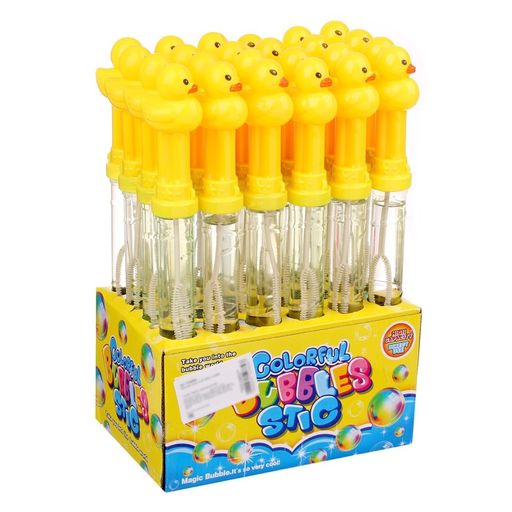 Цена за 24 шт. Мыльные пузыри Утка МИКС - Funny toys фото 4