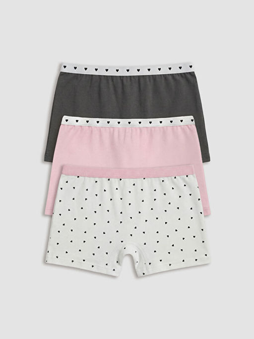 Bask?l? K?z ?ocuk Boxer 3l? - Waikiki фото 2