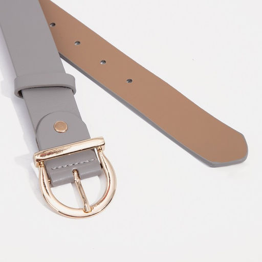 Ремень женский, ширина 3,5 см, винт, пряжка метал, цвет серый - Simaland фото 2