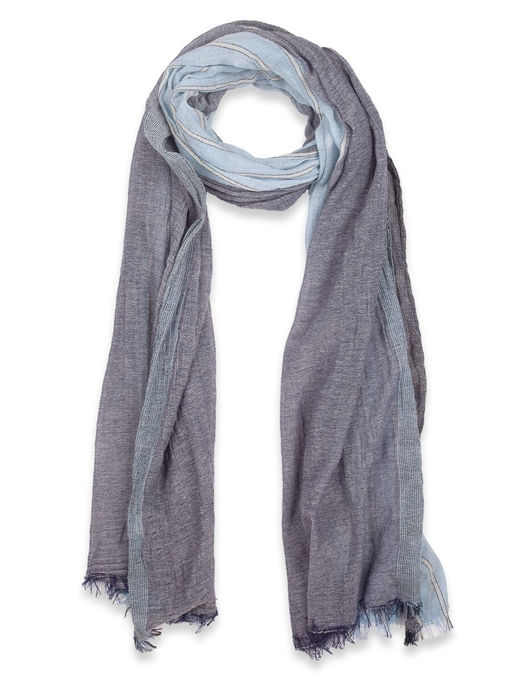 Палантин из вискозы и хлопка с легким эффектом крэш