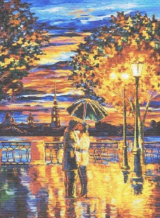 Влюбленные- гобеленовый купон 70х98 - Гобеленглавснаб фото 2